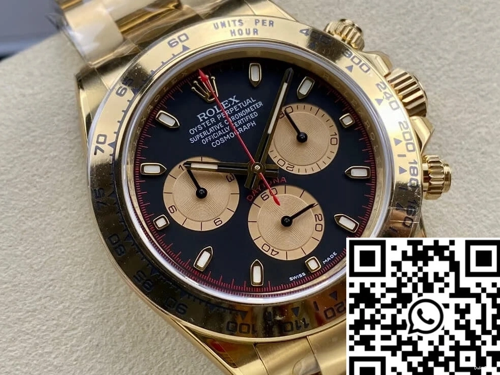 Clean Rolex M116508-0009 Cosmograph Daytona Gold Factory Yellow 1218